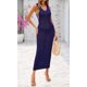 thumbnail image 5 of Traje de baño Cover Up BTFBM de ganchillo para mujer, color azul marino, talla S, 5 of 9