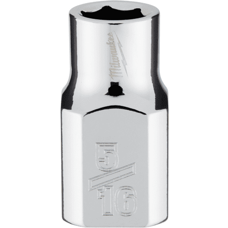 UPC: 0045242565658 | Milwaukee-45-34-9061 3/8 in. Drive 5/16 in. SAE 6-Point Socket