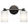thumbnail image 2 of 45922OZ Kichler Lighting Joelson - 2 Light Swing Arm Bath Vanity Approved for Damp Locations - with Transitional inspirations - 9.25 inches tall by 14, 2 of 2