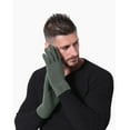 thumbnail image 3 of Yuehao Men'S Fall And Winter Thickened Knitted Warm Woolen Gloves Gloves Mittens Green, 3 of 4