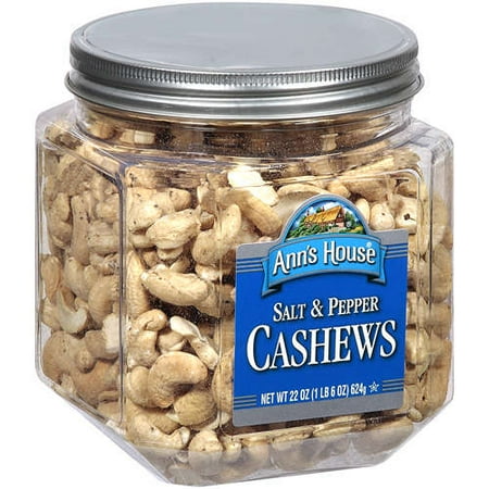 Ann's House: Cashews Salt & Pepper Snacks, 22 oz
