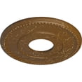 thumbnail image 3 of Ekena Millwork 12 1/2"OD x 3 7/8"ID x 3/4"P Bradford Ceiling Medallion (Fits Canopies up to 6 5/8"), Hand-Painted Smokey Topaz Crackle, 3 of 6