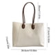 thumbnail image 3 of Bolso tote de piel para mujer | Bolso de hombro con bolsillo con cremallera para el trabajo, viajes y uso diario., 3 of 6