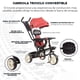 thumbnail image 3 of Triciclo para Bebe Triciclo Montable De 4 A 10 Años Carriola Montable con Sombrilla para Sol Silla Ajustable Carrito de Paseo Transformable Plegable Triciclo Infantil, 3 of 9