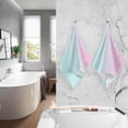 thumbnail image 7 of SKYSONIC 2 PCS Hand Towels, Two-Color Stars 16 x 28 Inch Soft Highly Absorbent Cotton Bathroom Towels for Bathroom Ktichen Travel SPA Gym, 7 of 7
