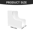 thumbnail image 5 of Weight Scale Holder, Wall Mount Weighing Scale Organizer Adhesive Smart Scale Stand Rack Bracket, Durable Bathroom Stand Organizer for Body Weight Scales, Digital Body Fat Scale(White-4pcs,2.9x1.5"), 5 of 5