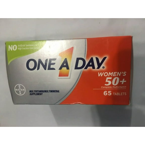 One-A-Day Women's 50  Advantage Healthy Multivitamins Tablets 65 ea (Pack of 2)