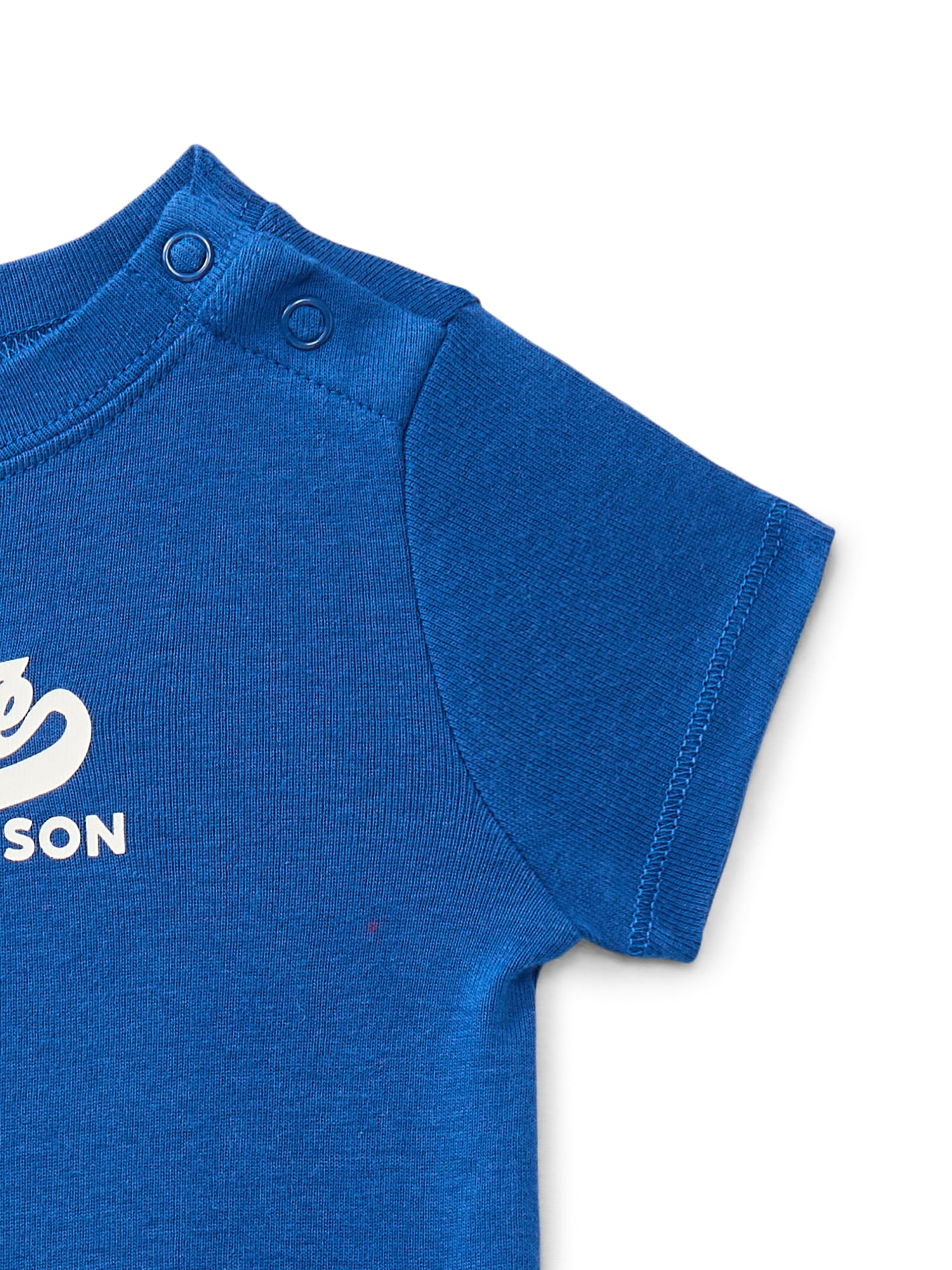 Wonder Nation Baby Boys Graphic Print Bodysuit with Short Sleeves, Sizes 0M-24M