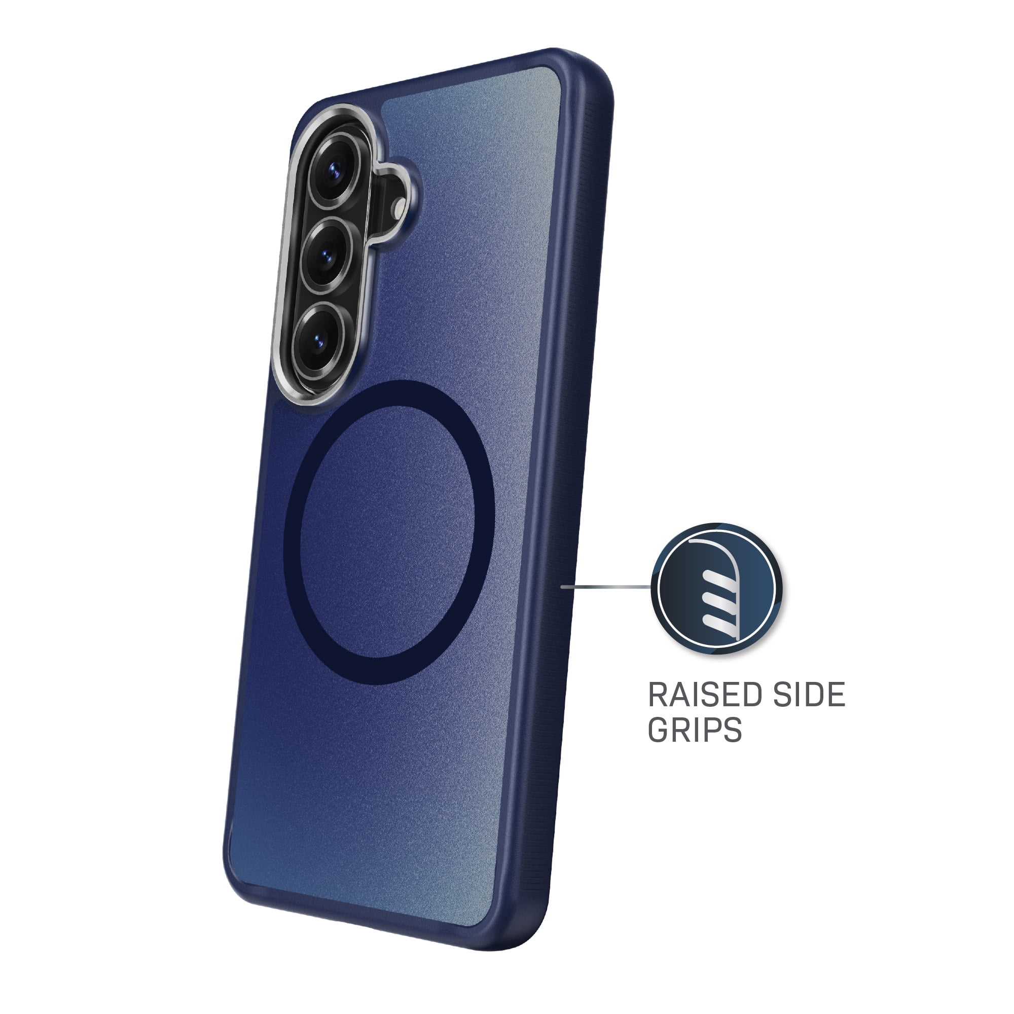 Body Glove Reflector Phone Case for Samsung Galaxy S26, MagSafe Compatible - Metallic Navy Blue