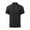 Black, variant on Aofany Men's Regular-Fit Short Sleeve T-shirt Plus Size Casual Plain Turndown Collar Pique Shirt Big and Tall Summer Mens Blouse Top