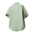 thumbnail image 3 of Blmnix Guide Mens T Shirts Hawaiian Shirt Beach Shirts Baggy T-Shirts Collared Short Sleeve Green Button UP Mens Work Shirts,M, 3 of 8