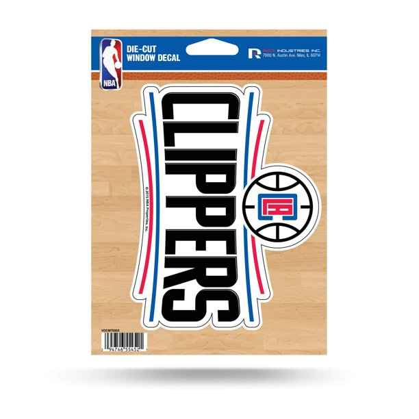 Rico Industries Nba Los Angeles Clippers Vinilo Troquelado