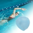thumbnail image 2 of Unique Bargains 1 Pc Silicone Waterproof Non-slip Swim Cap Light Blue, 2 of 5