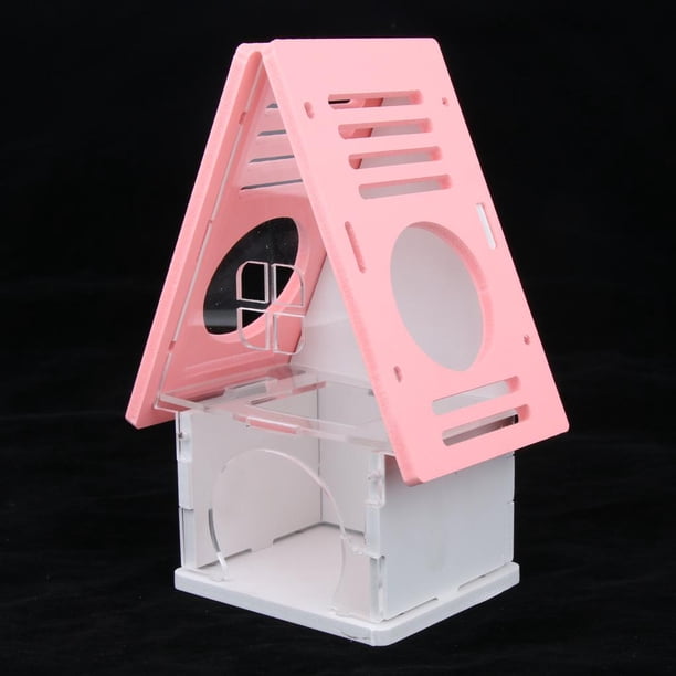 Casa Jaula Ejercicio de Juguete Ratones Complimentos Mascota Color Brillante Ecológico Duradero Rosado Colco Refugio Hamster