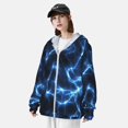 thumbnail image 3 of KLL Veste à Capuche Extérieure Protection Solaire UPF 50+ pour Hommes et Femmes, Manches Longues, Pêche, Randonnée, Performance - 3TG, 3 of 7
