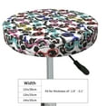 Bar Stool Covers, Panda And Glasses NonSlip Bar Stool Seat Covers 12