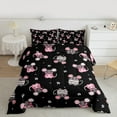 thumbnail image 2 of Castle Fairy Child Kawaii Mouse 3 Pieces Queen Comforter Set,Cartoon Animal Ultra Soft Bedding Sets,Geometric Stripes Bedding Comforter Set,Luxury Bedroom Decor, 2 of 8