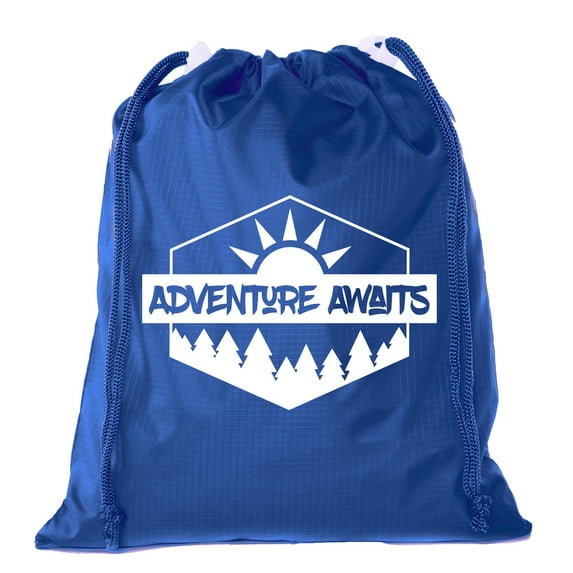 Mato & Hash Camping Mini Drawstring Backpack for Birthday Parties and Summer Camp