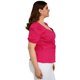 thumbnail image 2 of Blusa peplum Roman Fashion /Tallas Extras 0412 (Fiusha) fucsia 40 Roman Fashion BL-ELY-0412-FIUSHA, 2 of 6