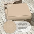 thumbnail image 3 of Kimunuk 9Pcs Outdoor Slipcovers for Cushions, Waterproof Patio Cushion Replacement Covers with Zipper for 4-Seat Patio Furniture Set, Sand, 3 of 6