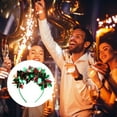 thumbnail image 6 of Unique Bargains Christmas Ball Shape Headband 4.72" Diameter Green 1 Pc, 6 of 6