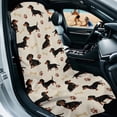 thumbnail image 2 of Xixirimido Car Accessories Sweat Towel Seat Cover Universal Non-Slip for Car Truck SUV Athletic Running Towel for Workout Outdoor Sport Activities, Dachshund Dogs Bone Paw, 2Pack, 2 of 8