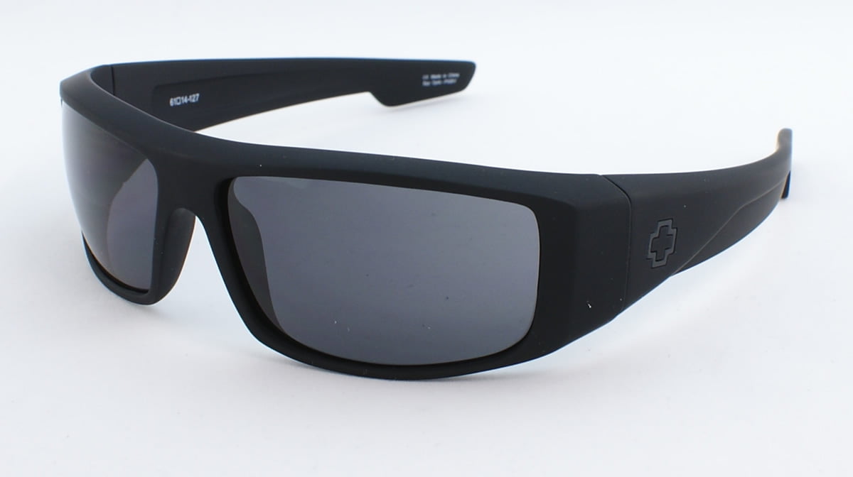 NEW Spy Logan Sunglasses-Matte Black-Grey Lens SOSI Standard Issue-6800000000100