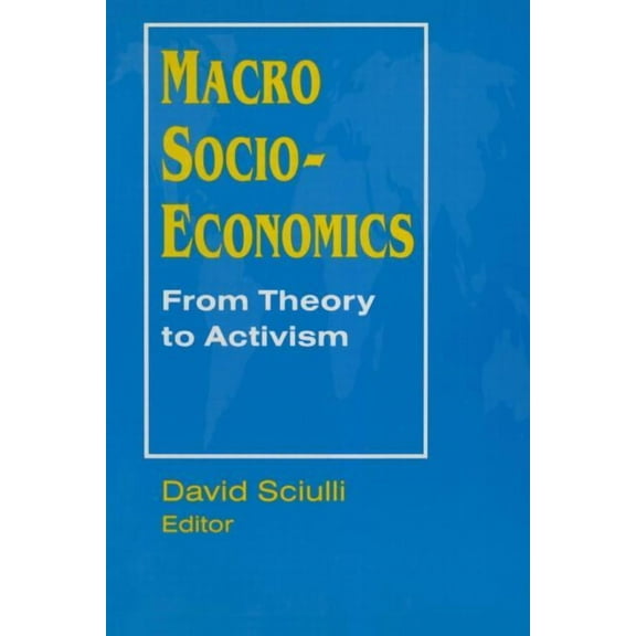 Macro Socio-economics: From Theory to Activism: From Theory to Activism, (Paperback)