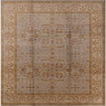 thumbnail image 1 of Ahgly Company Machine Washable Indoor Square Industrial Modern Light Brown Area Rugs, 5' Square, 1 of 7
