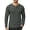 DarkGrey1, variant on GENTS BLISS Henley Men Sweatshirts Fleece Pullover Men Shirts Long Sleeve Button Sweatshirts for Men