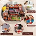 thumbnail image 2 of Football Gifts, Football Blanket, Football Team Gifts for Teens Adult, Unique Gifts for Football Lovers, Birthday Gift for Football Fans Player (60" x 50", Football Gifts), 2 of 6
