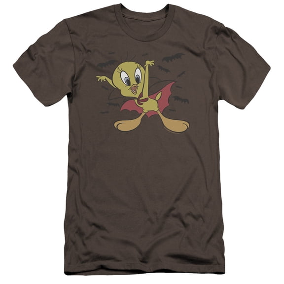 Looney Tunes - Vampire Tweety - Premium Slim Fit Short Sleeve Shirt - Small