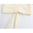 thumbnail image 5 of new autumn women's bow-decorated small pleated top 7969231 + pleated long skirt-skirt-XS, 5 of 7