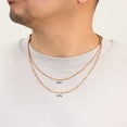 thumbnail image 2 of Nuragold 10K Real Rose Gold Rope Diamond Cut Chain Necklace 16"-30" (1.5mm-6mm) Italian Jewelry for Men & Women, 2 of 25