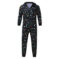 thumbnail image 3 of TIMIFIS Christmas Mens Pajama Set Soft Long Sleeve Pajamas for men Lightweight Button Up Sleepwear Lounge Pjs Set With Pockets pring/Summer, 3 of 5