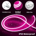 thumbnail image 2 of WANGQ LED Strip White 16.4ft/5m Neon Strip 12V Silicone Waterproof Flexible LED Neon Rope Light (Power Adapter Not Included), 2 of 8