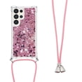 thumbnail image 3 of Funda FOXDOCK para Samsung Galaxy S24 Ultra con Cuerda Ajustable, Brillo Líquido, Protección Antigolpes y Lente – Ideal para Regalo, 3 of 6