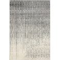 thumbnail image 1 of Unique Loom Del Mar Collection Contemporary Transitional Area Rug, 4' x 6', Gray/Ivory, 1 of 2