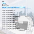 thumbnail image 2 of NineLeaf Compatible Toner Cartridge Replacement for HP85A CE285A works in Laserjet Pro P1102W P1109W M1212NF M1217NFW P1102 M1212 Printer (Black,6 Pack), 2 of 8