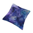 thumbnail image 3 of YFYANG Square Decorative Throw Pillow Case (Without Pillow Insert), Purple Abstract Watercolor Texture Bedroom Sofa Car Cushion Cover, 12"x12", 3 of 9