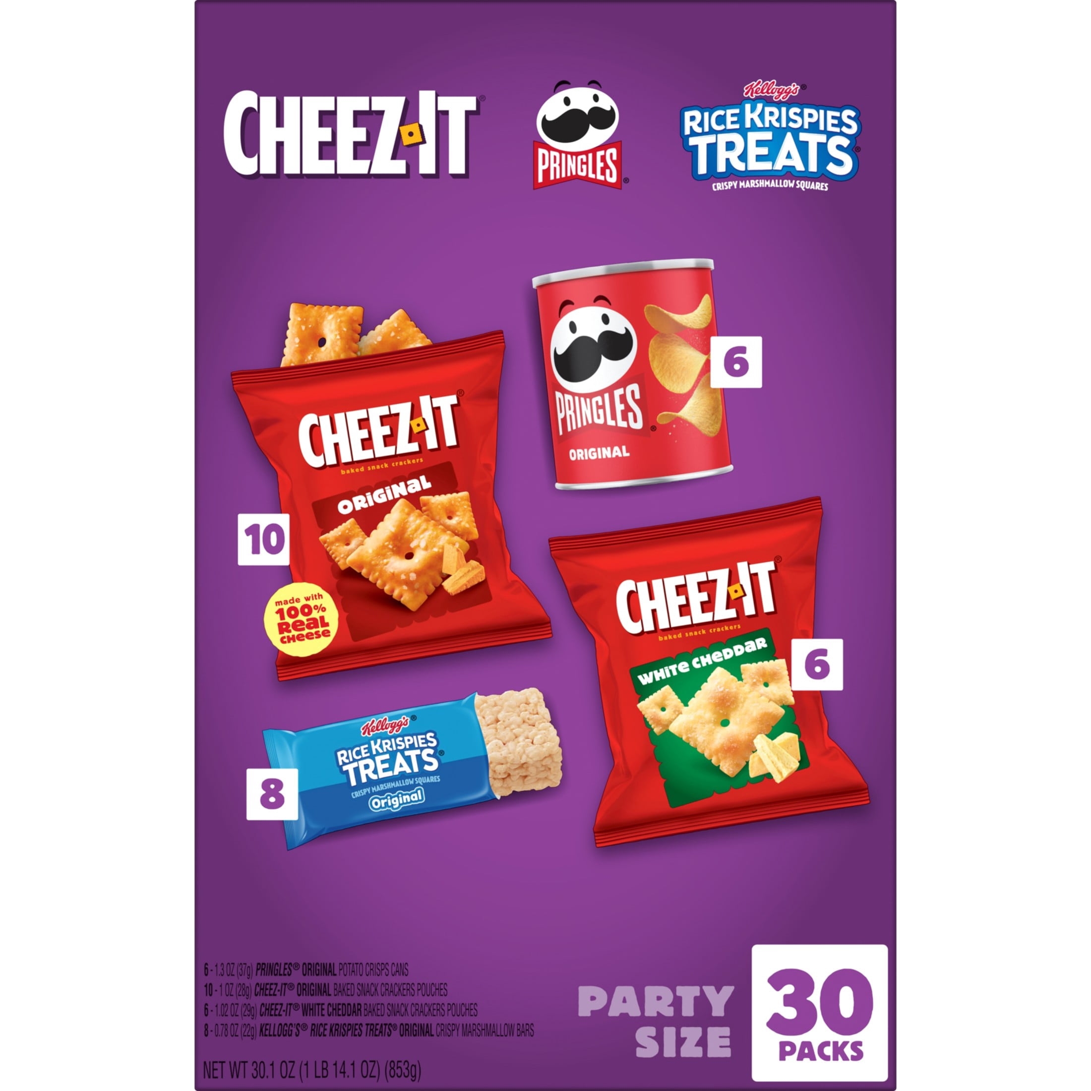 elysien Multi EX Fresh pack 5個セット Kellogg's Cheez-It White Cheddar Pringles Rice Krispies Variety