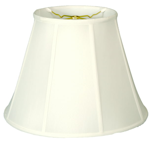Royal Designs Deep Empire Lamp Shade, 16 Inch Diameter White Lamp Shade