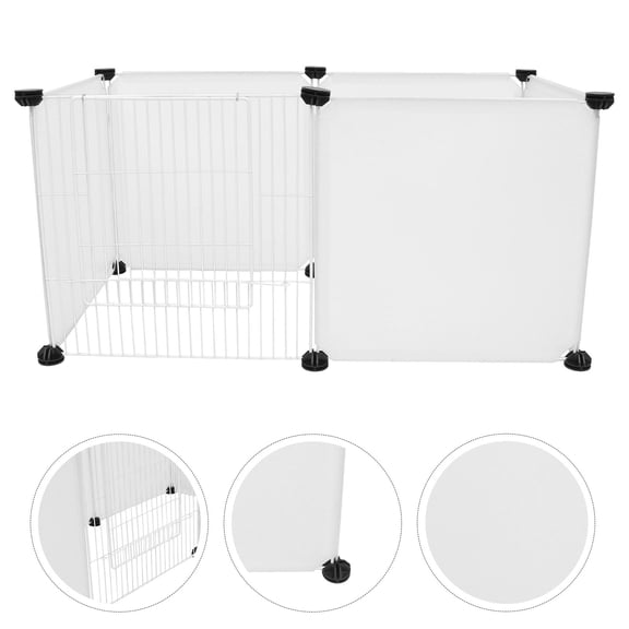 MLINS 1 set of Pet Cage Assemble Fence Hamster House Rabbits Cage Hedgehog Home