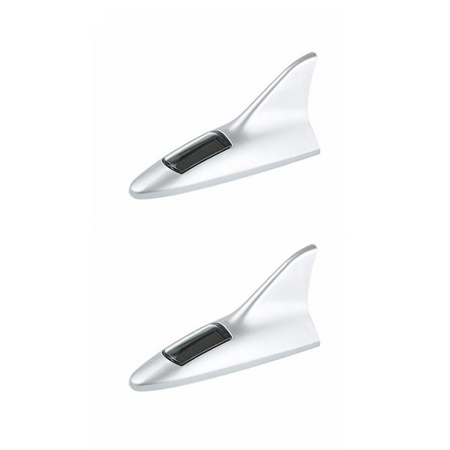 Tengw Solar Car Fin Roof Antenna Signal Lamp Led Flashing Light Universal