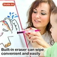 thumbnail image 4 of Dry Erase Markers, Shuttle Art 15 Colors Magnetic Whiteboard Markers with Erase,Fine Tip Dry Erase Markers Perfect For Writing on Whiteboards, Dry-Erase Boards,Mirrors, 4 of 9