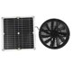 thumbnail image 1 of Solar Panel Fan Kit 10in 100W Waterproof Solar Panel, 1 of 5