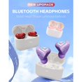 thumbnail image 4 of Auriculares inalámbricos Yoidesu Stylish en forma de corazón Bluetooth 5.3, 4 of 9