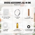 thumbnail image 5 of KFFKFF 1200W Vacuum Sealing Chamber Commercial Vacuum Sealing Bag Packaging Machine, 5 of 9