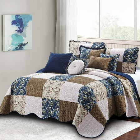Serenta Patchwork 8 Piece Quilt Set Walmart Com