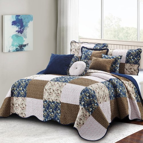 Serenta Patchwork 8 Piece Quilt Set